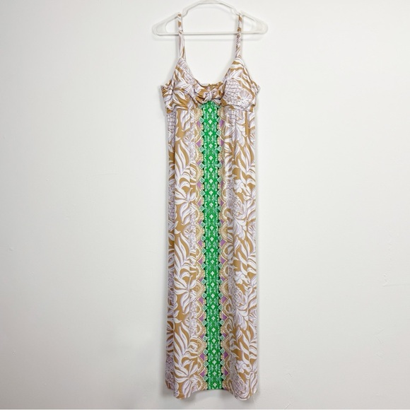 Lilly Pulitzer Dress Womens Size 14 Multicolor Floralie Maxi Tank Strap NWT - Picture 1 of 15